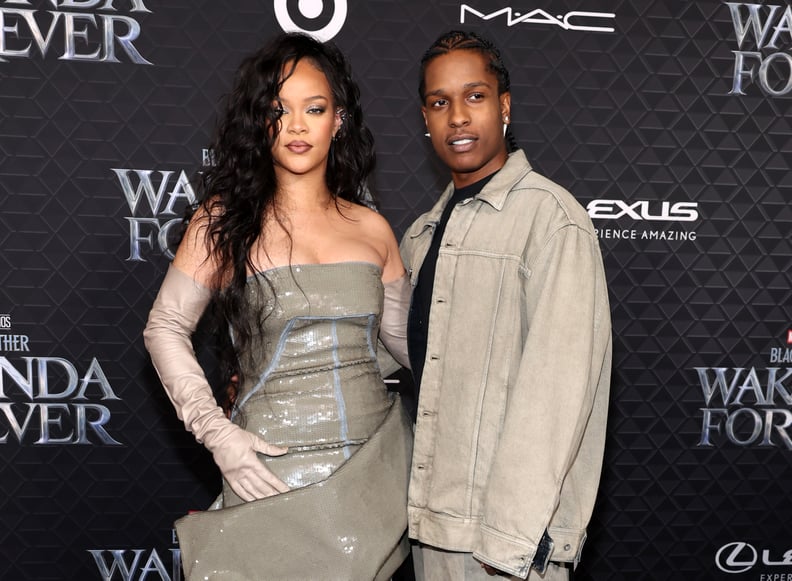 Rihanna and A$AP Rocky at the "Black Panther: Wakanda Forever" World Premiere