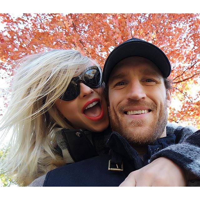 Julianne Hough was thankful for her fiancé, Brooks Laich.