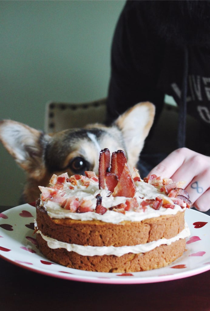 Sweet and Salty Dog Birthday Cake