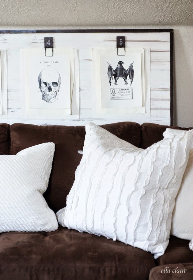 Black and White Halloween Printables | DIY Vintage Halloween Decor