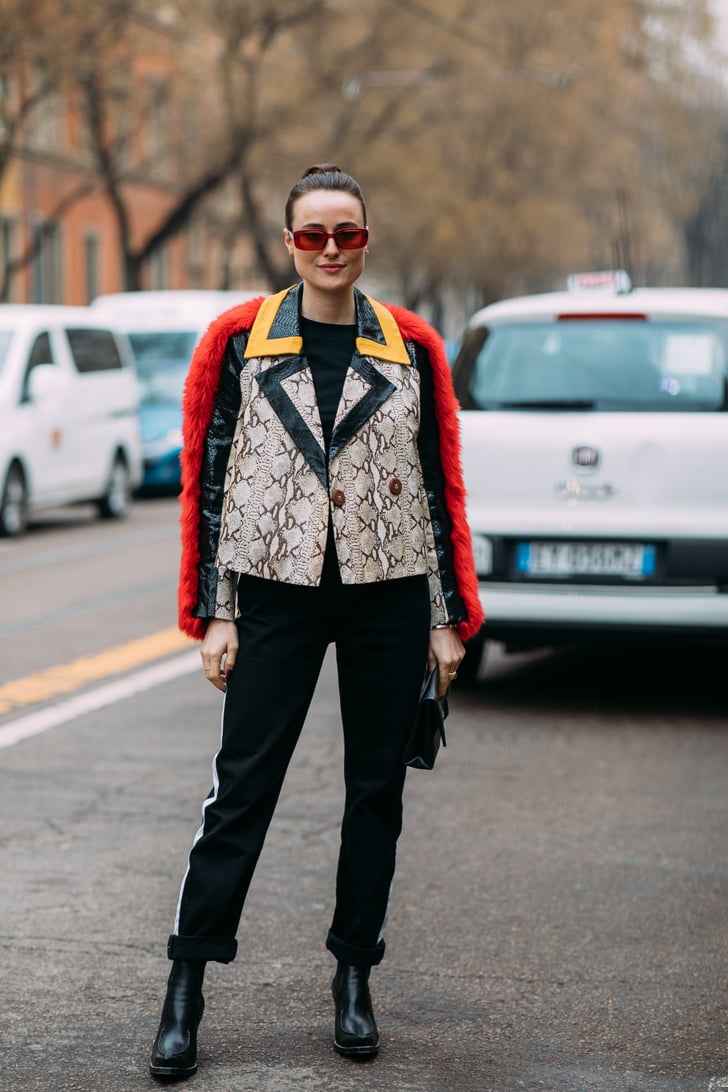 Day 2 | Street Style at Milan Fashion Week Fall 2018 | POPSUGAR Fashion ...