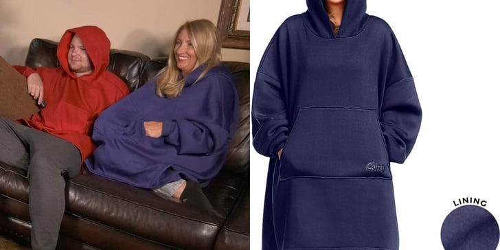 Comfy hoodie sales oversized knit sweatshirt