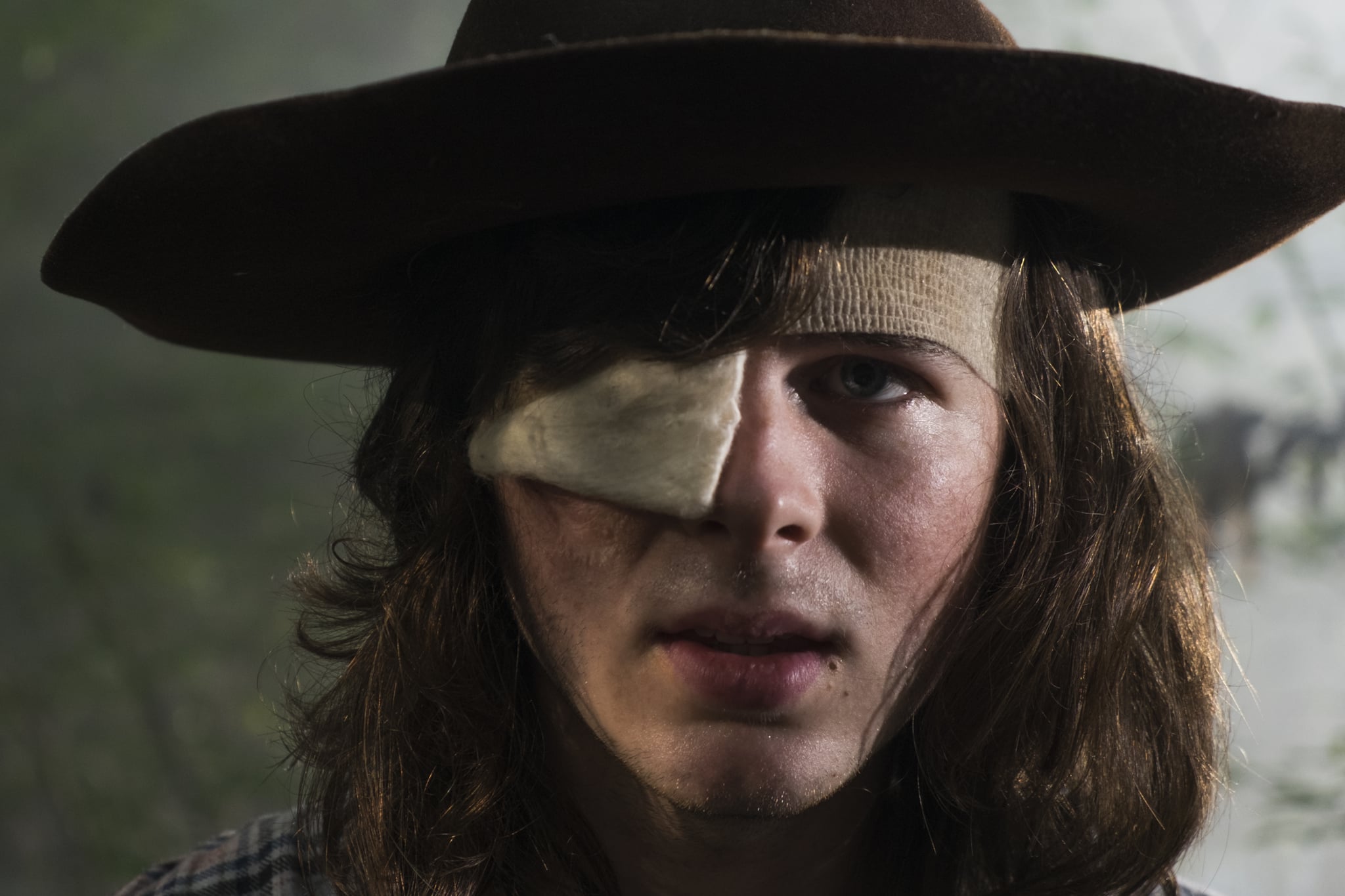 carl that kills people walking dead