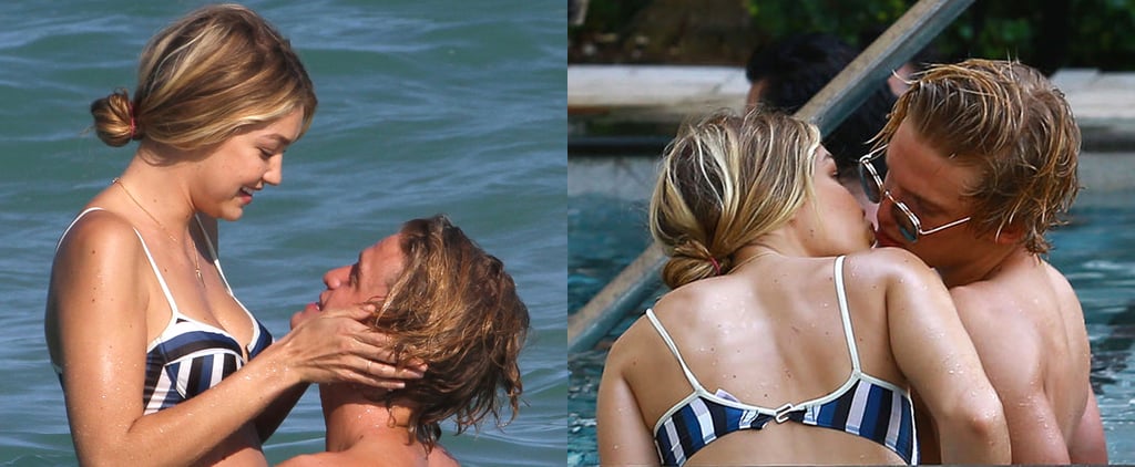 Shirtless Cody Simpson Kisses Gigi Hadid at Beach | Pictures