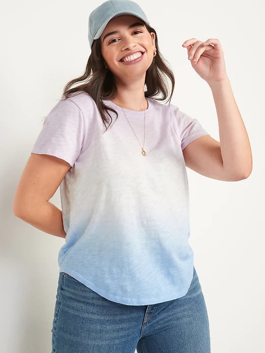 Old Navy EveryWear Printed Slub-Knit T-Shirt