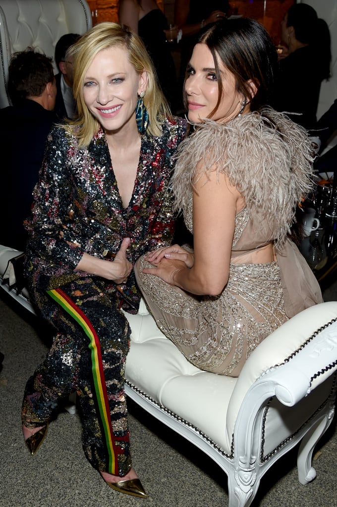 Pictured: Cate Blanchett and Sandra Bullock