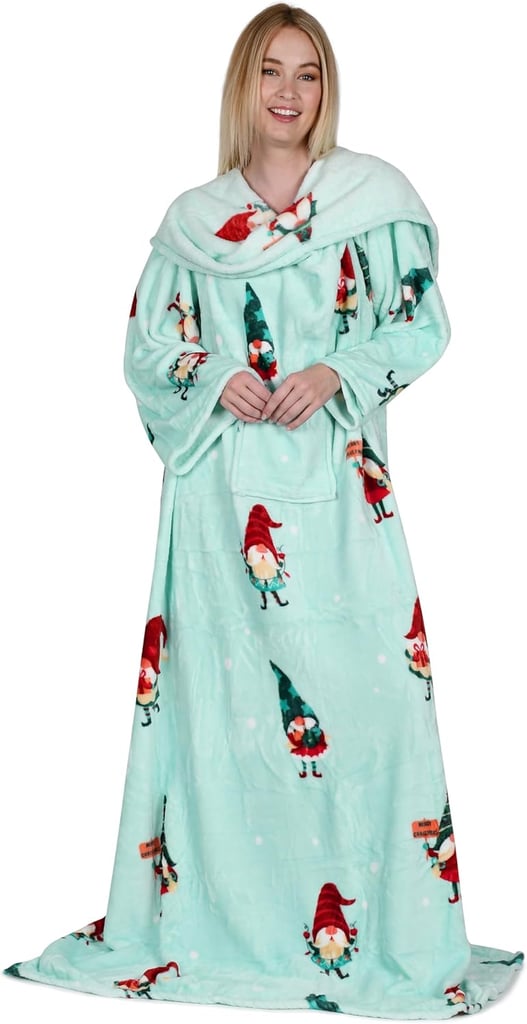 Catalonia Wearable Blanket ($20) 
This plush blanket is the definition of a White Elephant win. With sleeves, a roomy pocket, and super-soft fabric, it basically turns lounging into a sport. Bonus: there are several color options, including festive picks.