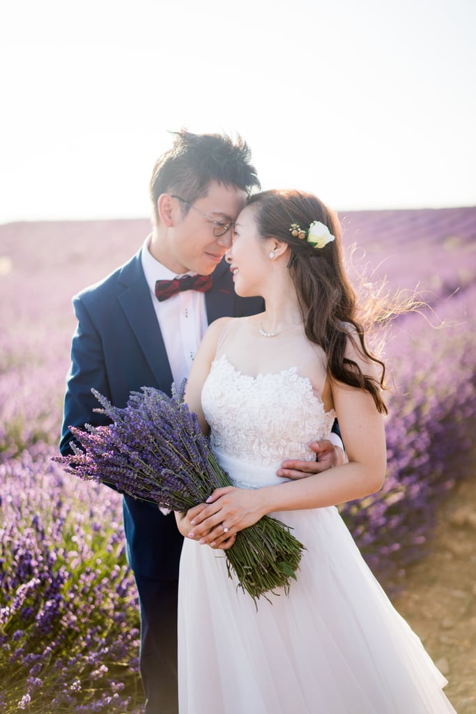 Engagement Shoot in Lavender Fields of Provence, France