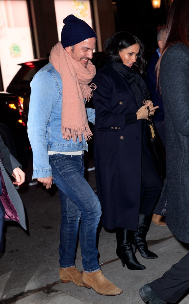 Meghan Markle Wears Black Boots in New York City Feb. 2019