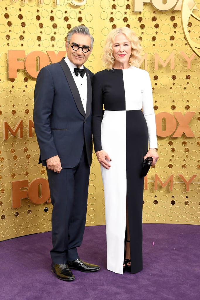 Eugene Levy and Catherine O'Hara at the 2019 Emmys