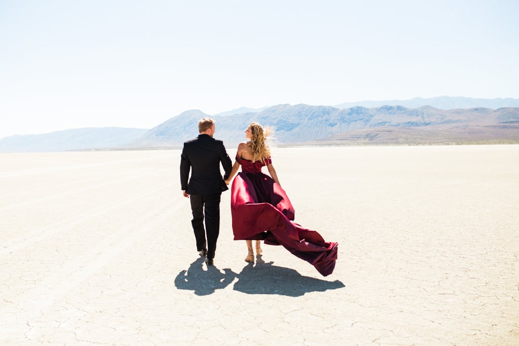 Sexy Desert Engagement Photo Shoot