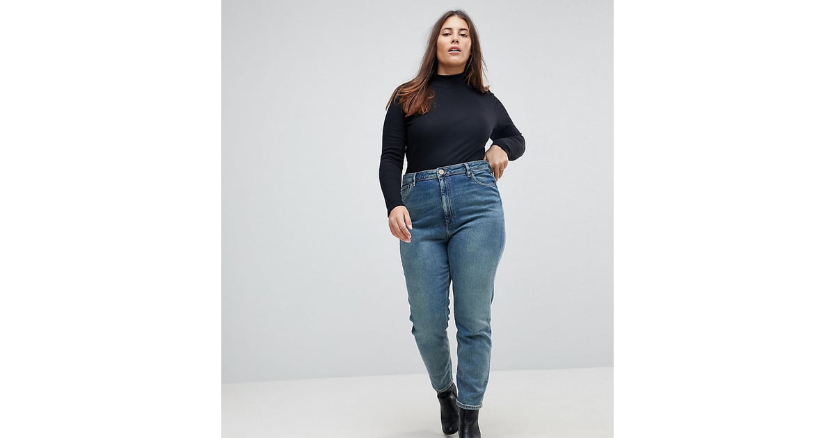 Asos Farleigh High Waist Slim Mom Jeans in Chayne Wash | Denim Trends ...