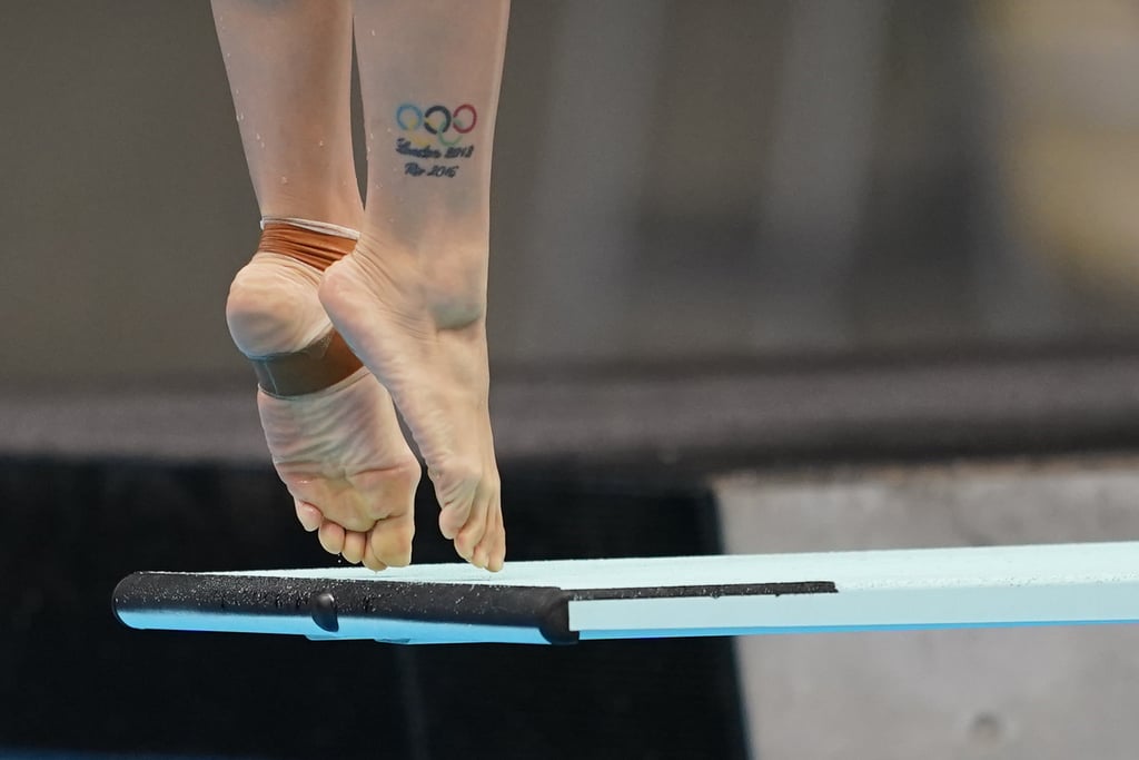 Malaysia's Ng Yan Yee's Olympic Rings Tattoo
