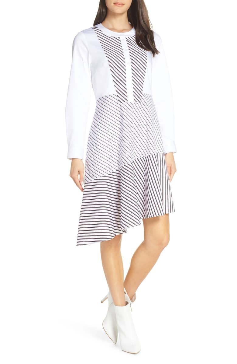 Chelsea28 Asymmetrical Shirtdress