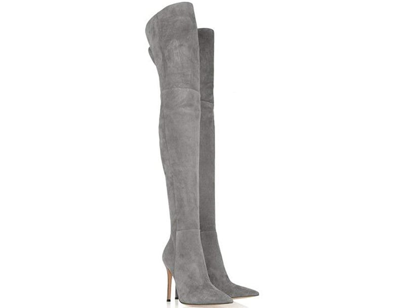Themost Women's Pointed Toe Thigh Boots Over Knee High Boots