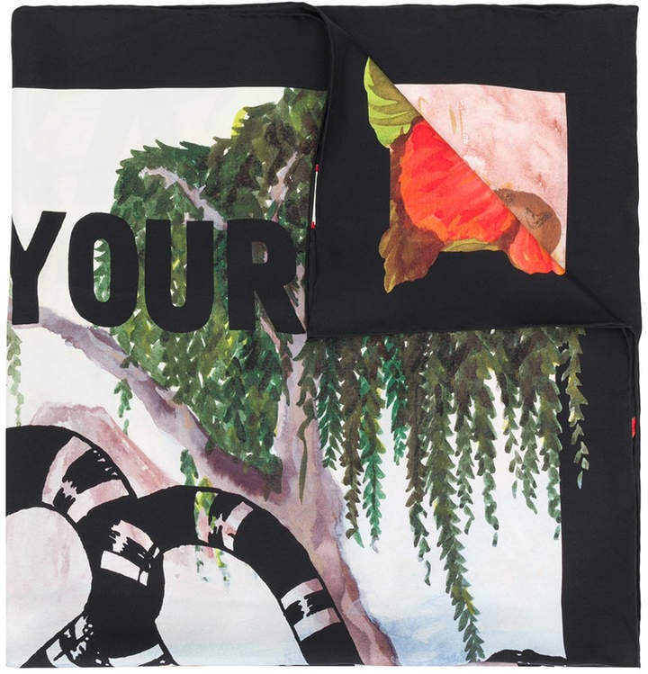 Gucci Guccify Yourself Printed Scarf