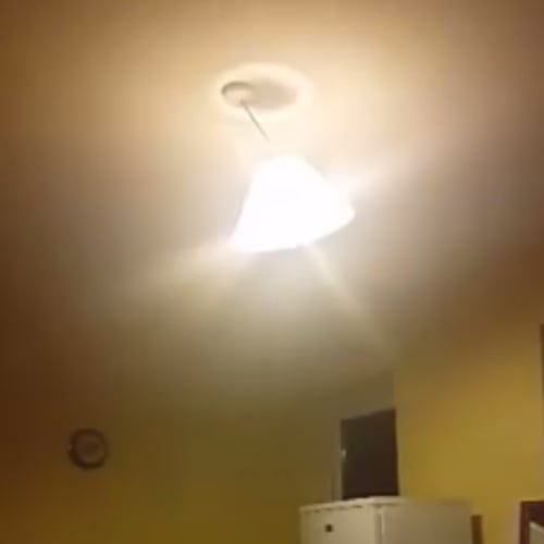 Video of Ghost Trashing Kitchen in Ireland