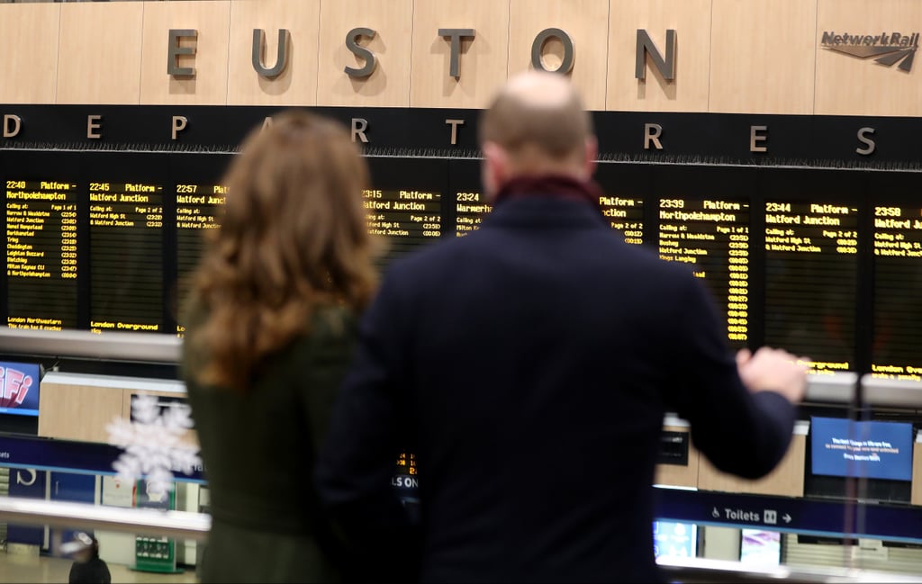 Kate and William's Royal Train Tour: Day One at Euston Station in London