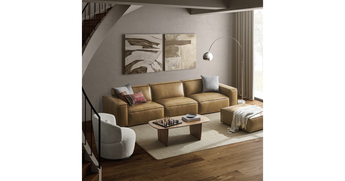 A LowProfile Sofa Castlery Jonathan Leather Extended Sofa The Best