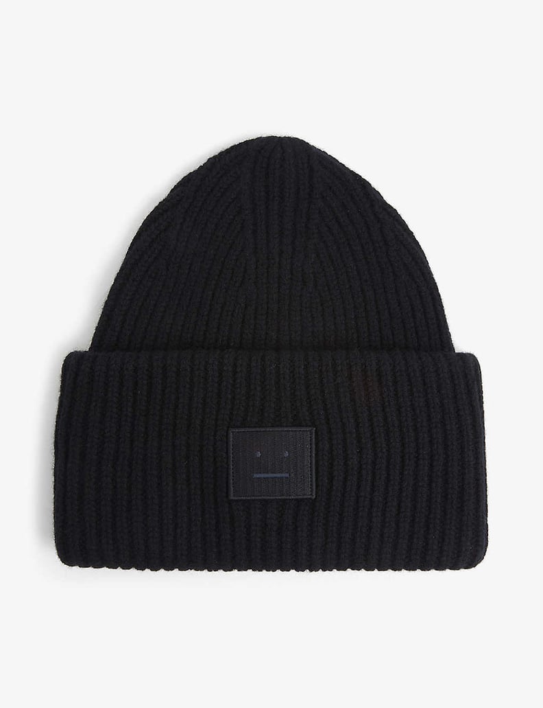 A Customer Favorite: Acne Studios Pansy Logo-Patch Wool Beanie