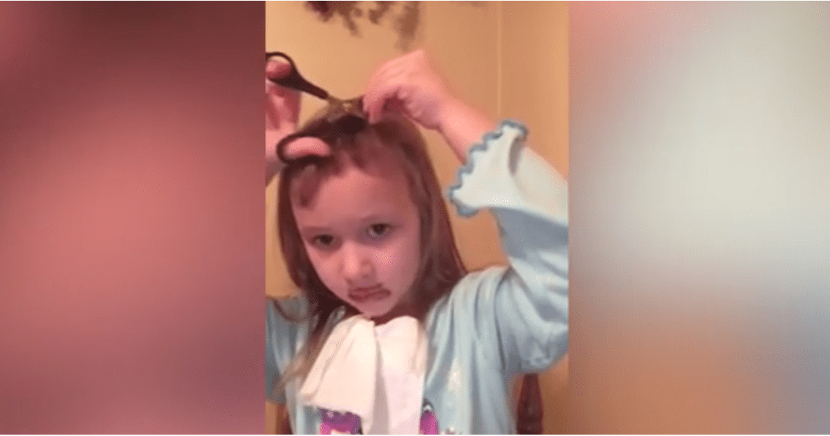 Little Girl Cuts Her Own Hair POPSUGAR Moms