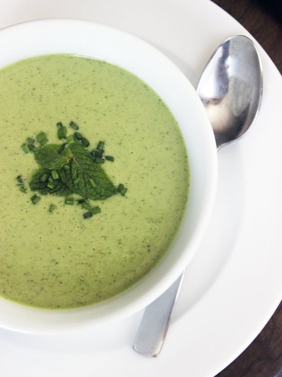 Cucumber-Mint Yogurt Soup