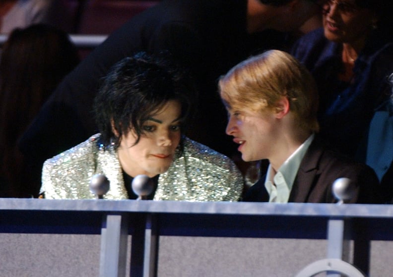 Michael Jackson and Macaulay Culkin (Photo by Kevin Kane/WireImage)
