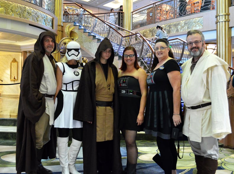 Jedis, Darth Vaders, and a Stormtrooper