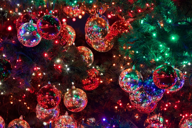 Christmas Zoom Background: Ornaments