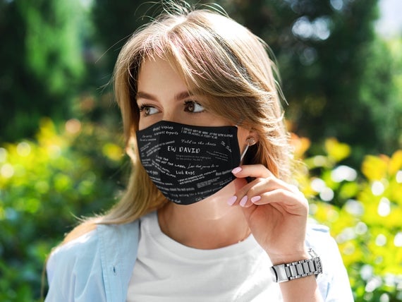 Schitt's Creek Quotes Funny Face Mask