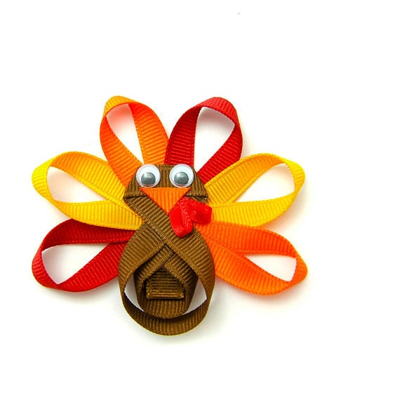 Turkey Hair Bow