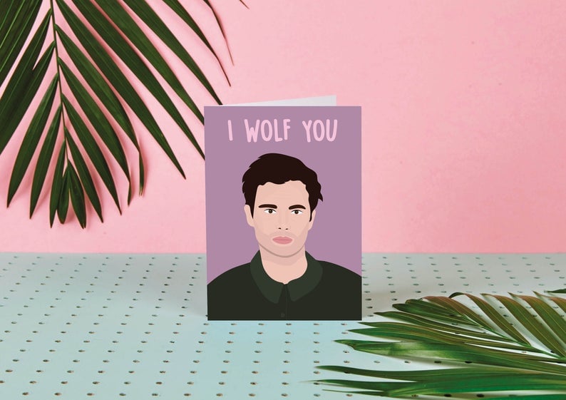 I Wolf You Valentine's Day Card