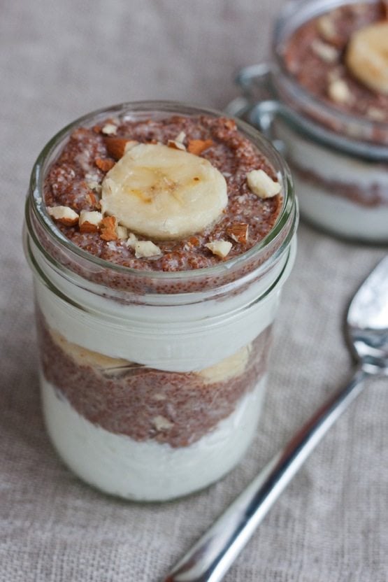 Banana Nut Teff Yogurt Parfait