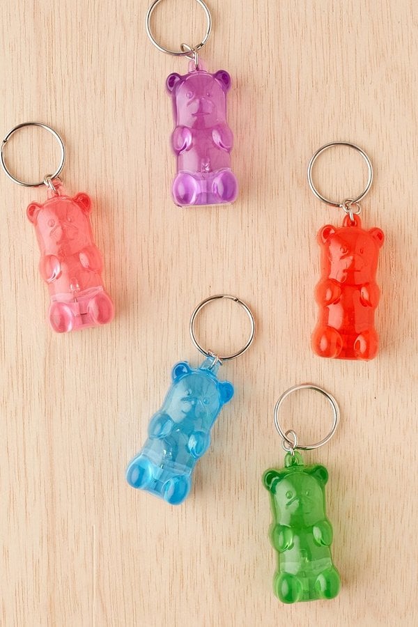 Light-Up Gummy Bear Keychain