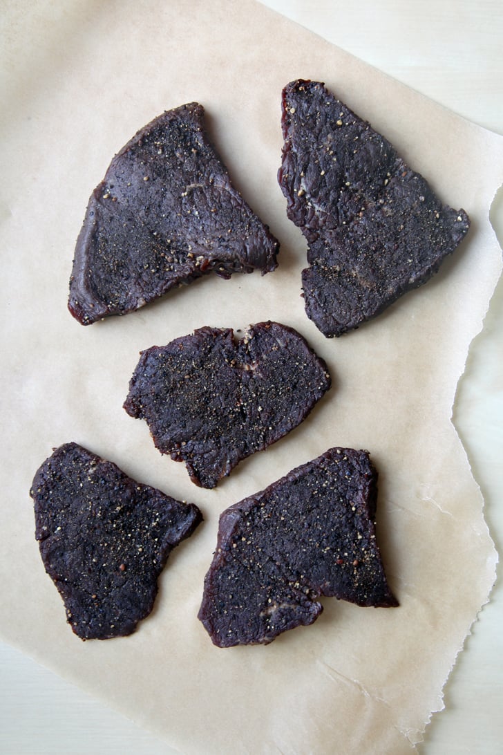 BlackPepperCrusted Beef Jerky Easy Snack Recipes POPSUGAR Food