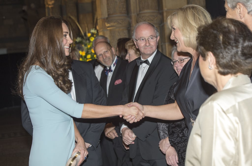 Pregnant Kate Middleton at the Natural History Museum 2014