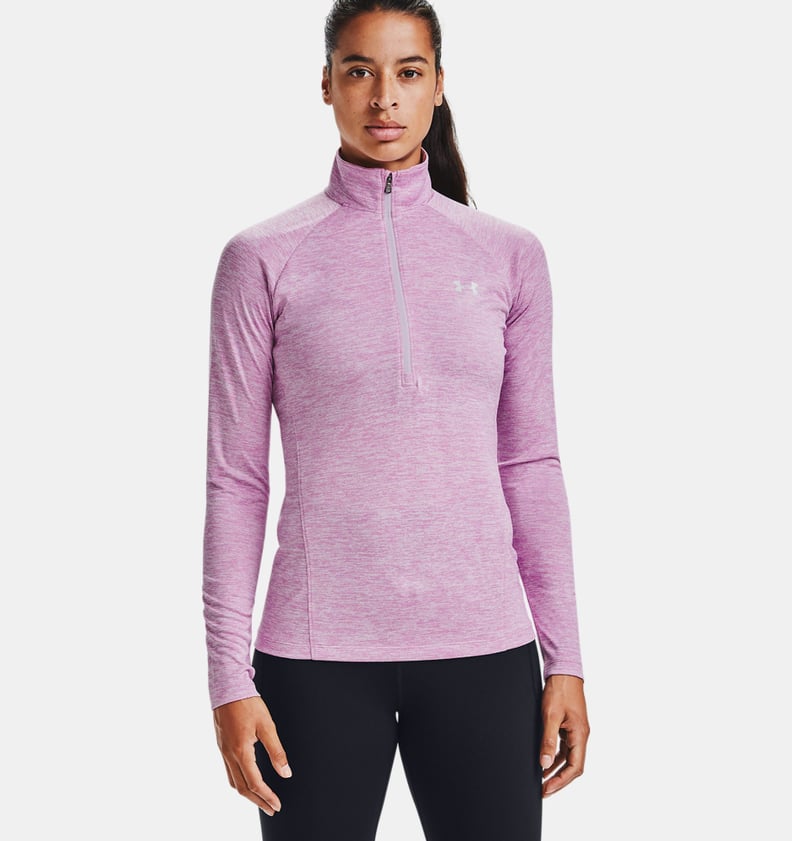 Under armour Tech Twist Half Zip T-Shirt Blue