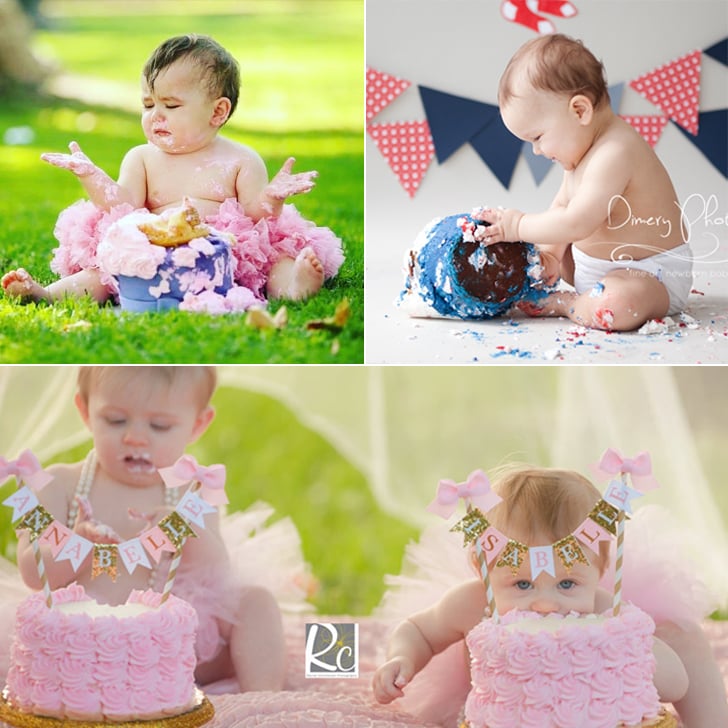 Baby Cake-Smash Photo Ideas