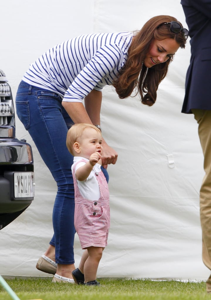 Prince George Crawls at Polo Match | Pictures