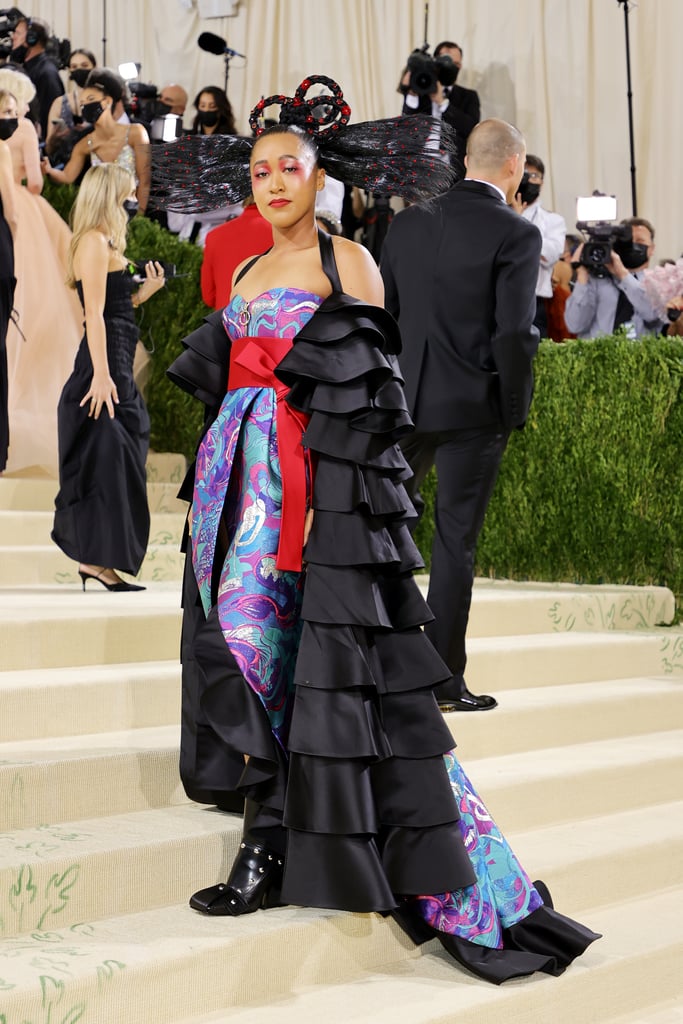 Naomi Osaka's Louis Vuitton Dress | Met Gala 2021