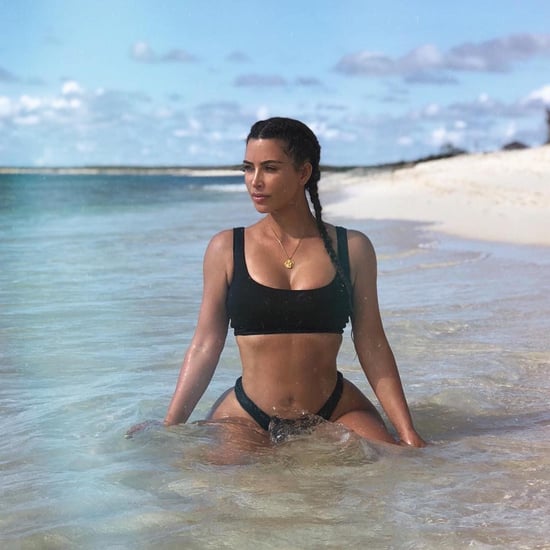 Kim Kardashian Wearing a Swimsuit
