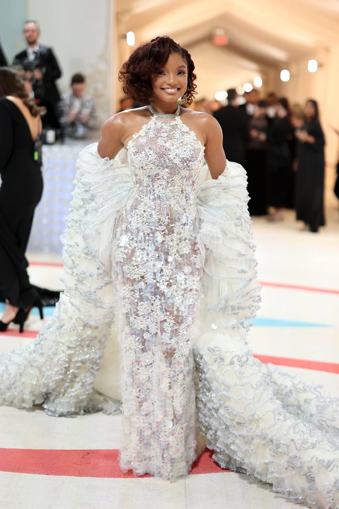 Halle Bailey at the 2023 Met Gala Met Gala 2023 Red Carpet Fashion