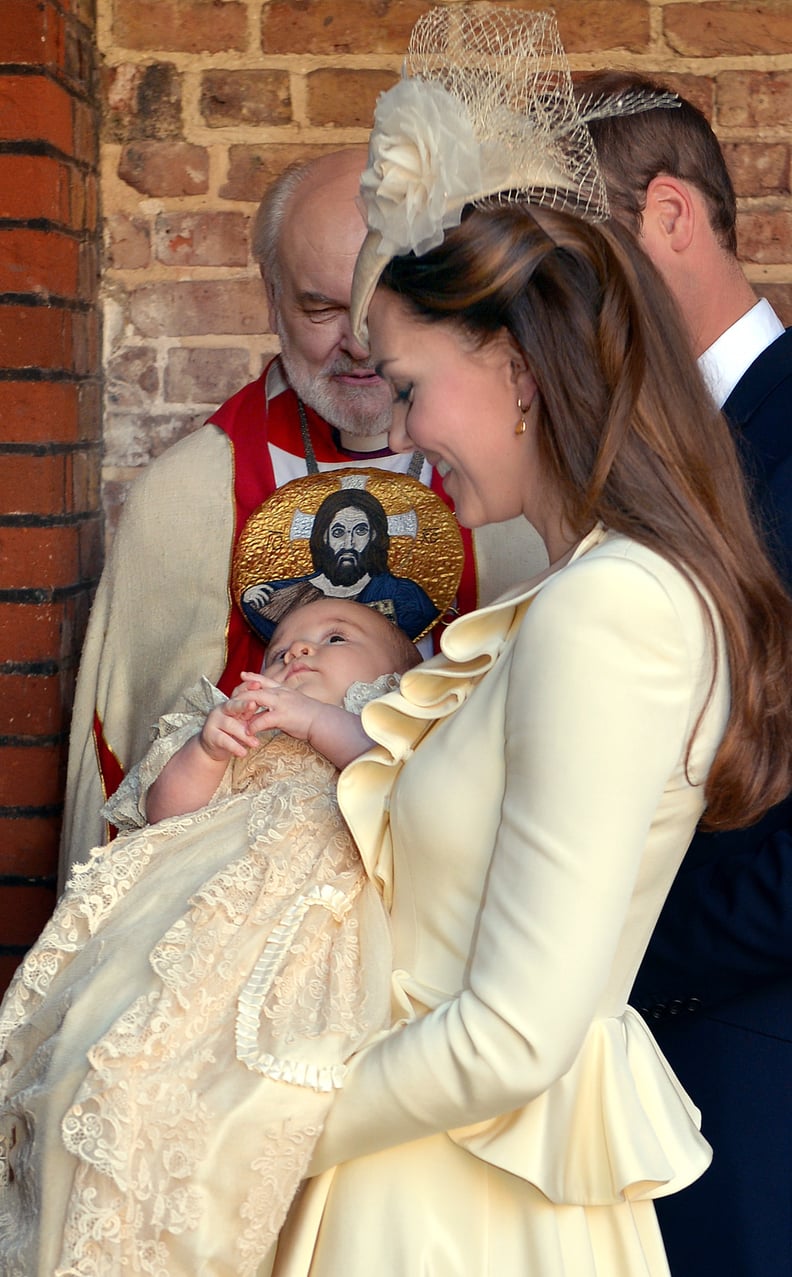 When She Proudly Attended George's October 2013 Christening