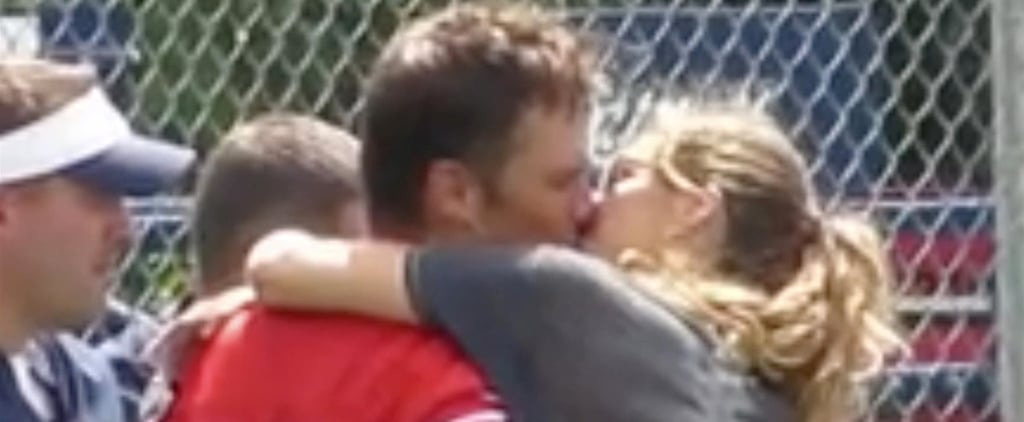 ​Gisele Bündchen and Tom Brady Kissing August 2018