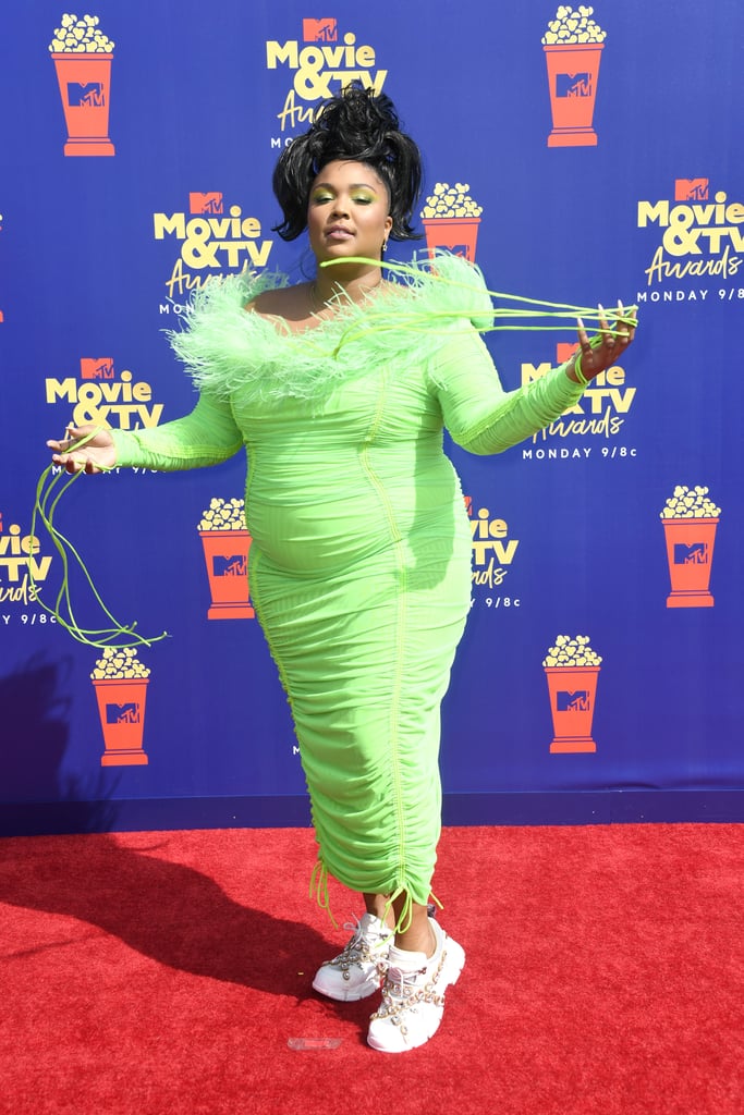 Lizzo's Neon Dress at the 2019 MTV Movie and TV Awards