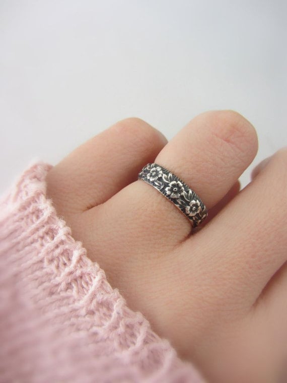 Flower Engagement Ring
