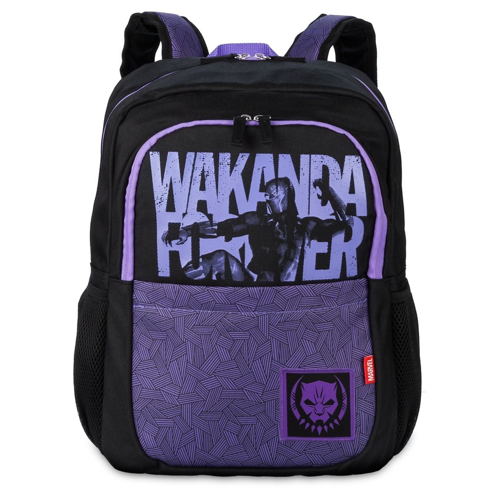 Boys Marvel Black Panther Backpack with Lunch Bag