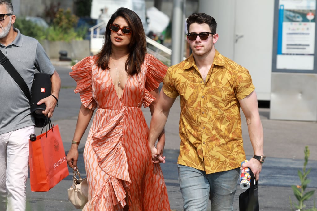 Priyanka Chopra Maxi Dress in Paris