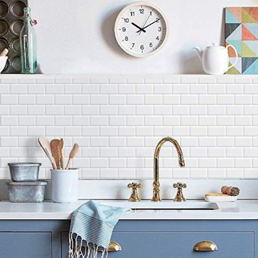 stick on tiles for backsplash