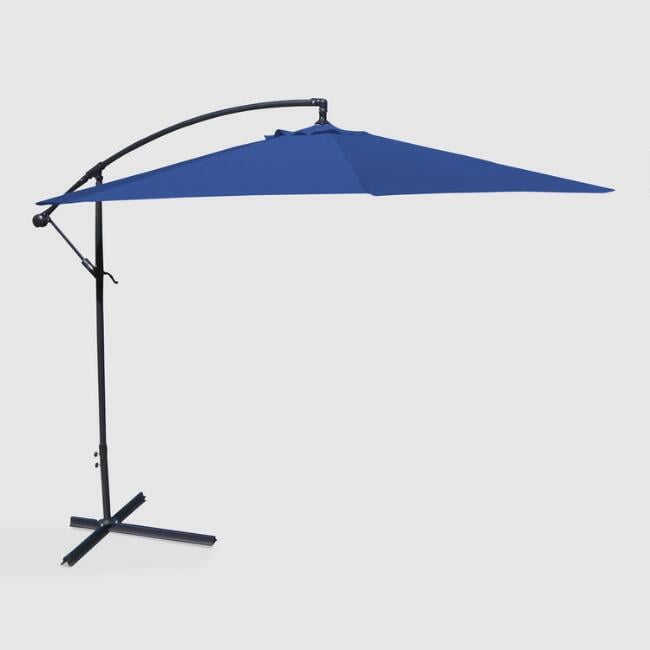 Royal Blue Cantilever Outdoor Umbrella